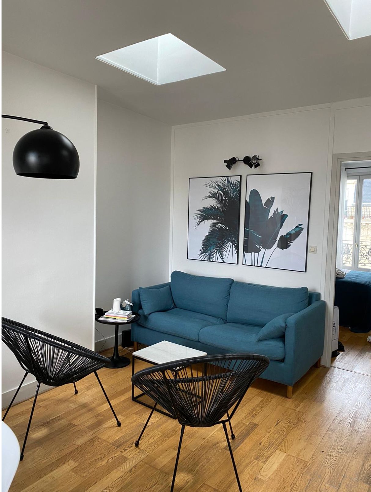 Charming and light-filled 2-room apartment Paris 3rd arrondissement