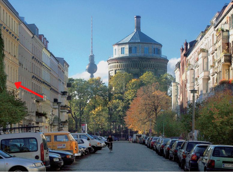 Cosy 2-Room Apartment in Prenzlauer Berg's Most Desirable Street (Directly Next to the Famous Water Tower)