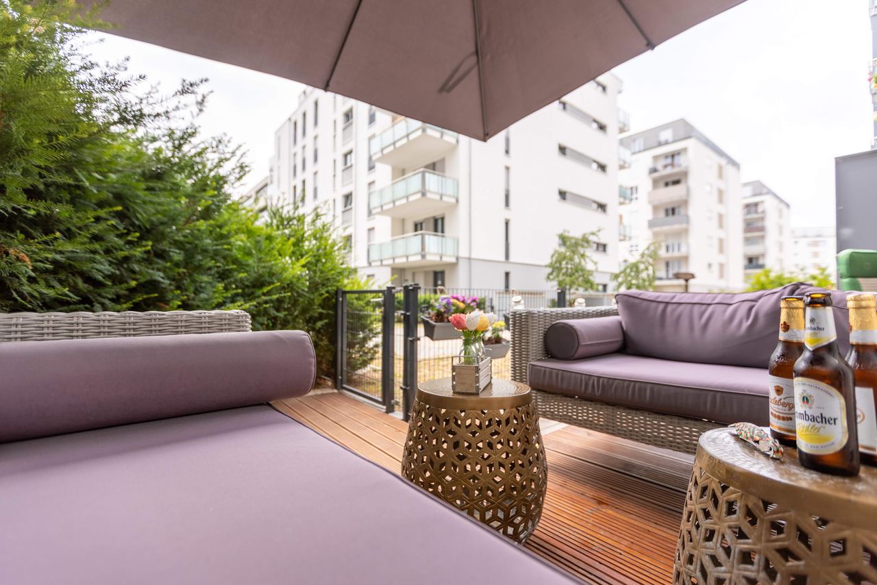 Wonderful and quiet loft with garden lounge located in Frankfurt am Main