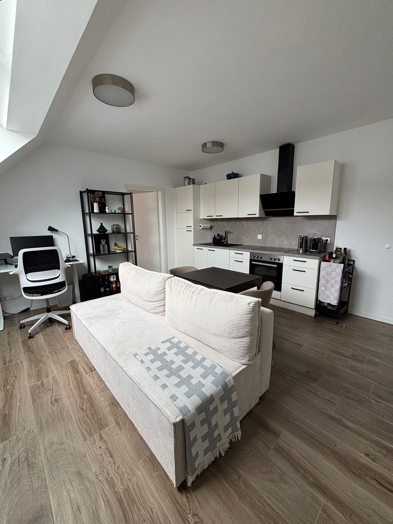 Fashionable apartment close to the city center of Frankfurt (incl. underground parking)