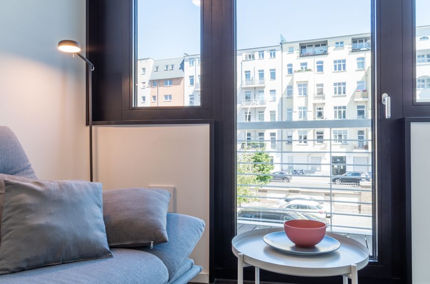 Luxurious apartment at the Spree river with a large sun rooftop terrace