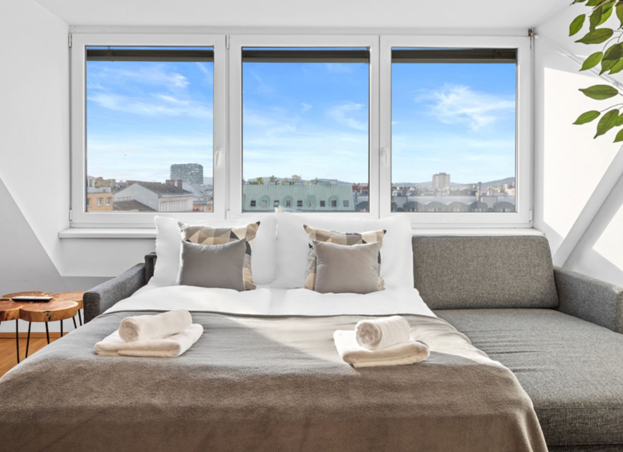 Two Bedroom Penthouse Apartment with city view