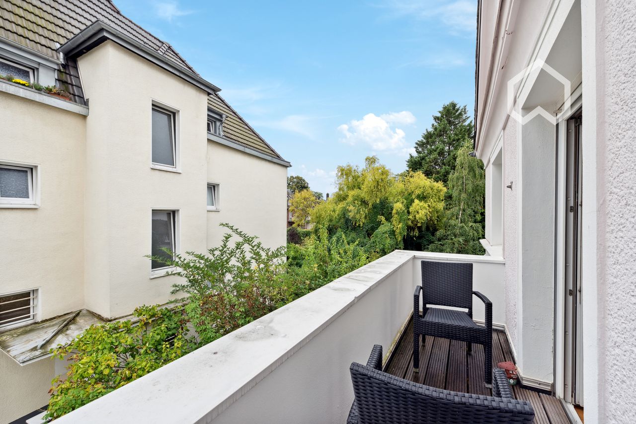 Bright maisonette apartment - directly at the Flora!