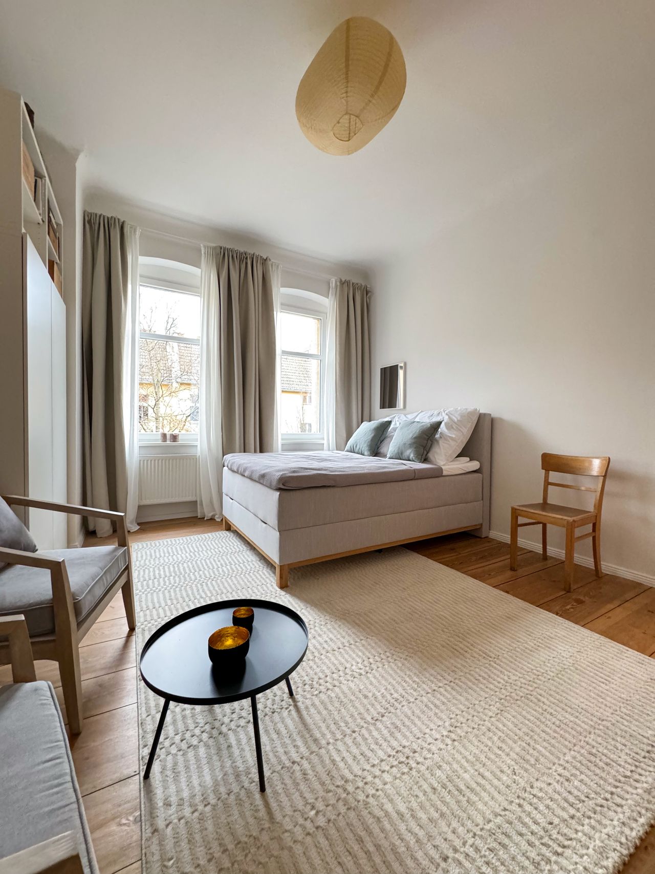 Bright & Calm Retreat: Centrally Located One-Room Apartment in the Heart of Neukölln, Berlin