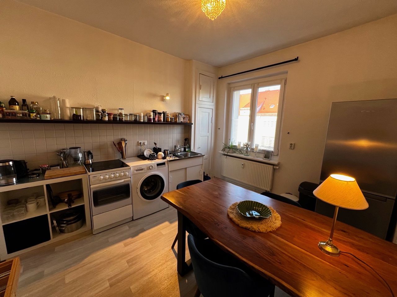 Furnished bright top-floor apartment in quiet area in Prenzlauer Berg