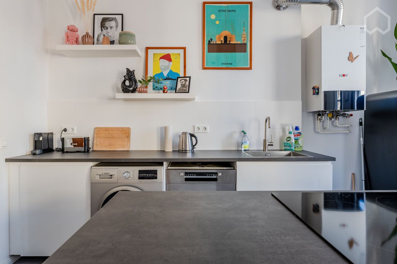 Bright Designer Retreat with Chic Comfort & Style in Neukölln