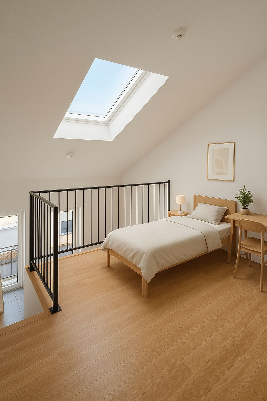 Modern city flat with loft vibe and large terrace
