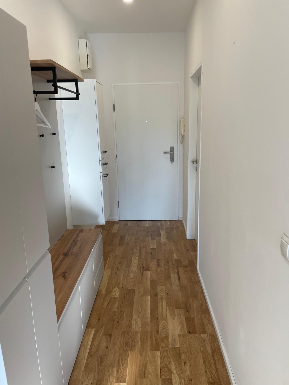 Flat with balcony and AC with garden view