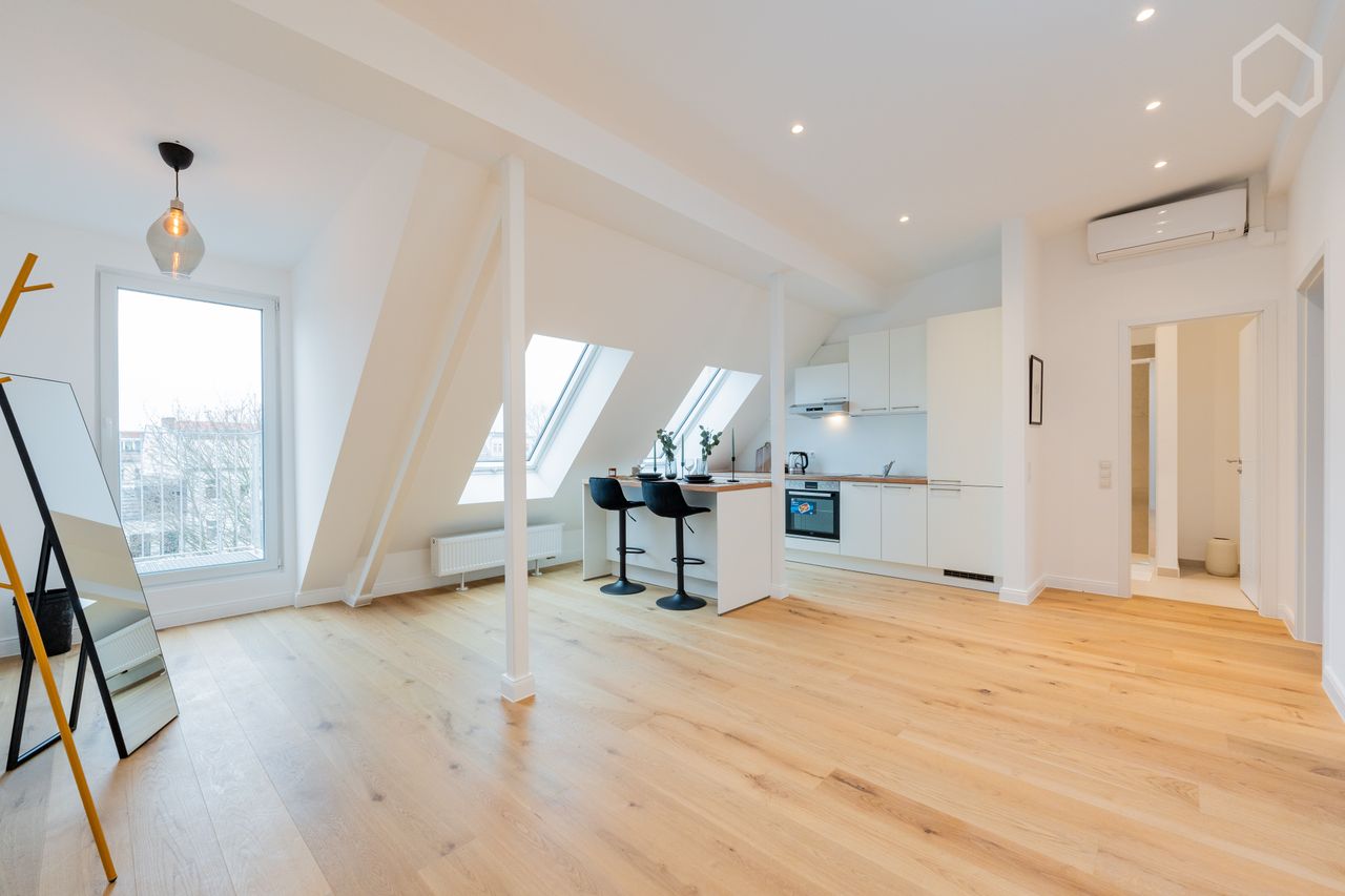 First occupancy - Rooftop apartment not far from the Spree