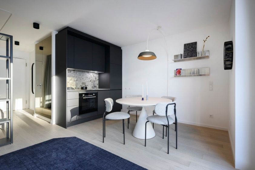 Designer apartment fully furnished in the heart of Schwabing - includes a communal rooftop terrace and co-working space