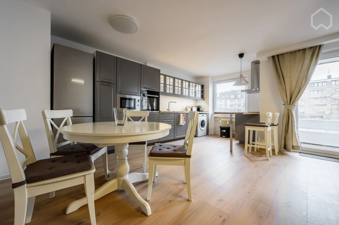Lovely apartment in one of the most livable districts of Duesseldorf