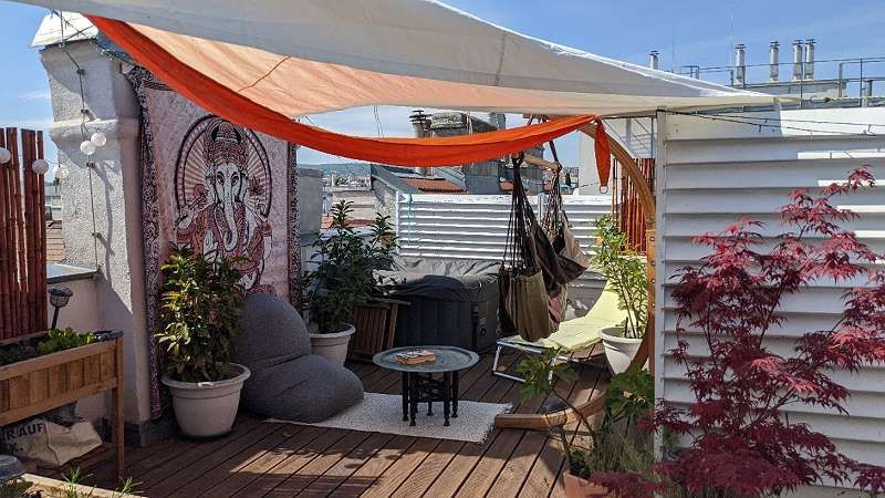 Rooftop Maisonette with Terrace, Roof garden 145m2 - fully furnished