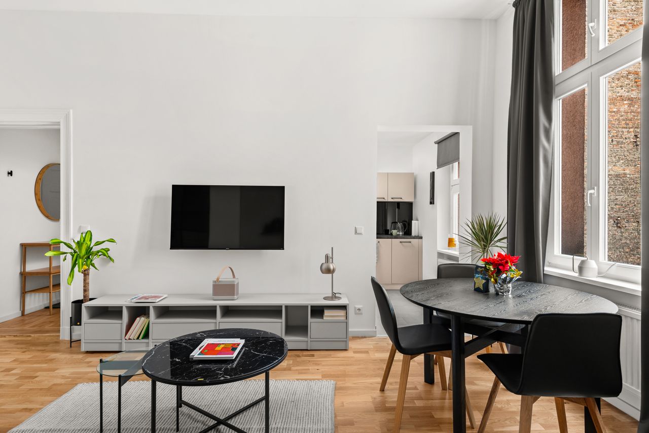 Elegant 1-bedroom in Wedding district with top amenities