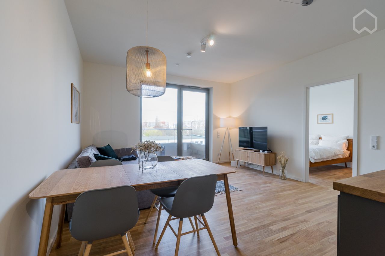 Modern, bright and quiet 2-room flat in Berlin-Mitte (super central, view of the TV tower)