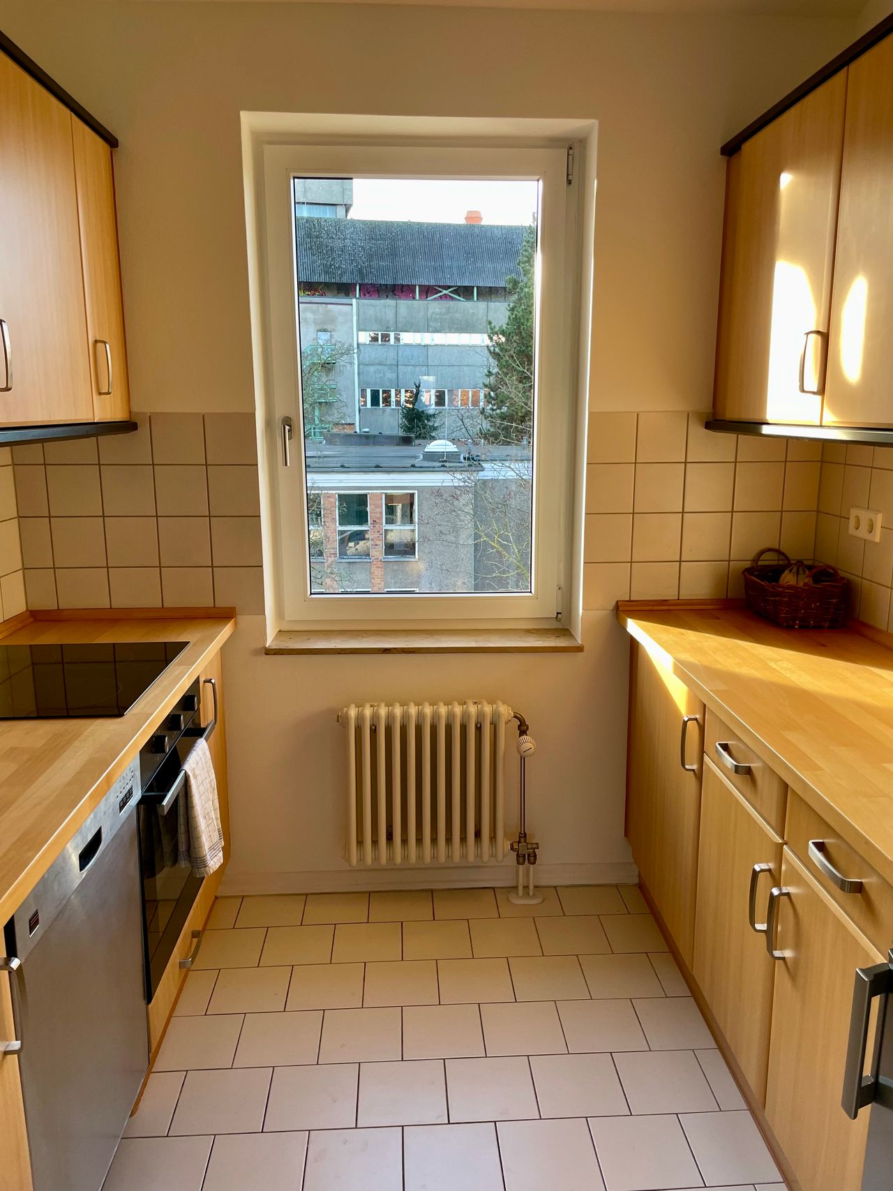 Cozy furnished top floor apartment with terrace in a central location in Oberschöneweide