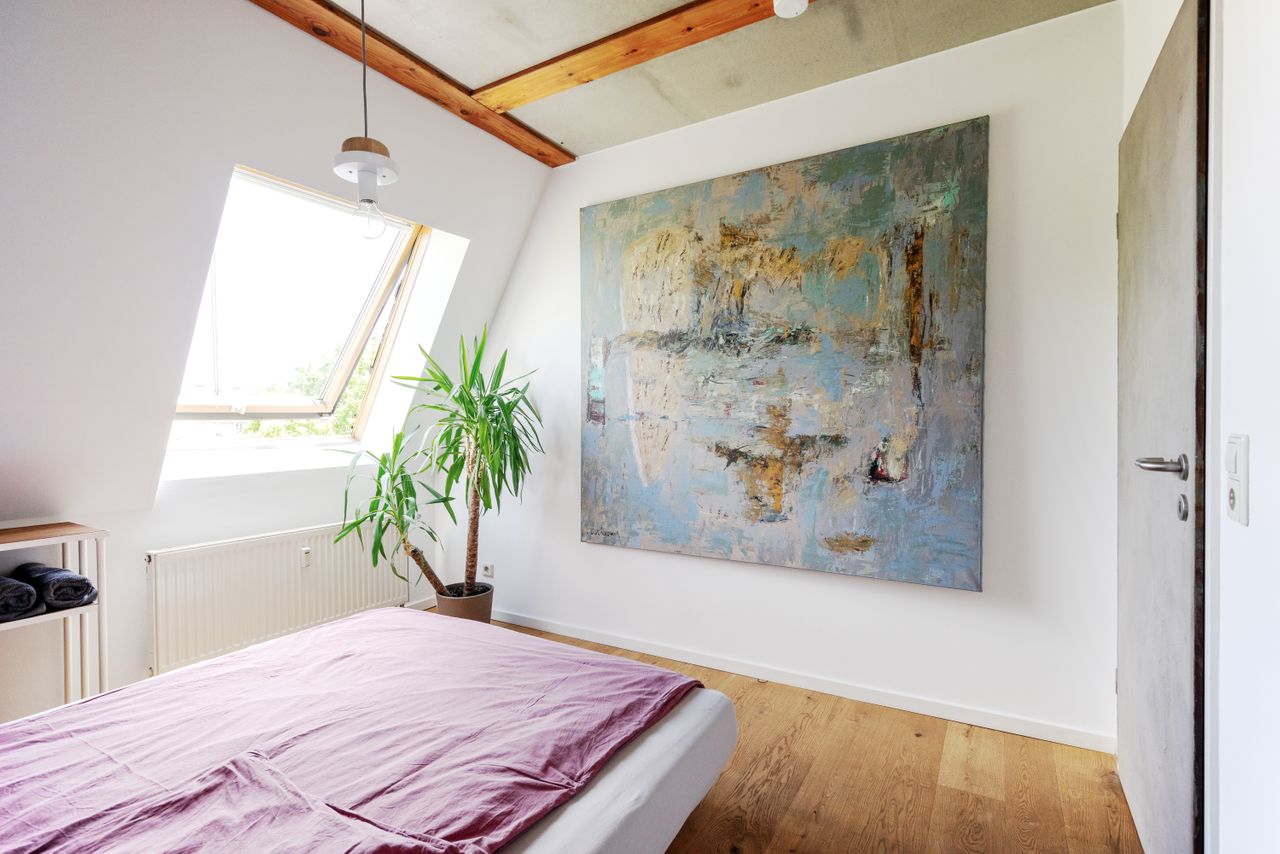 bright designer TOP-FLOOR apartment at MAUERPARK (MITTE) with private parking