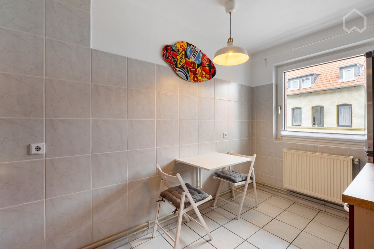 Flat in Magniviertel with balkony and parking