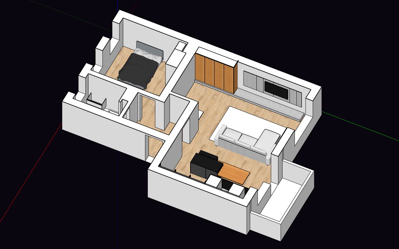 Designer Apartment in the student disctrict with luxurious equipment