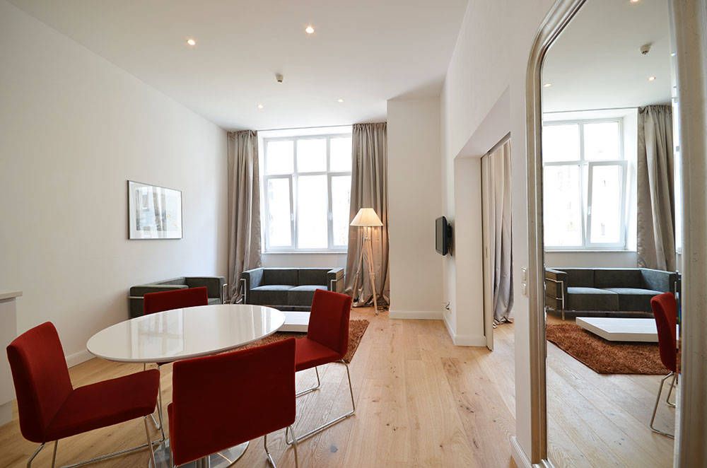 High class 1-bedroom business apartment Frankfurt - fully furnished with modern interior in Frankfurt Main near Städel