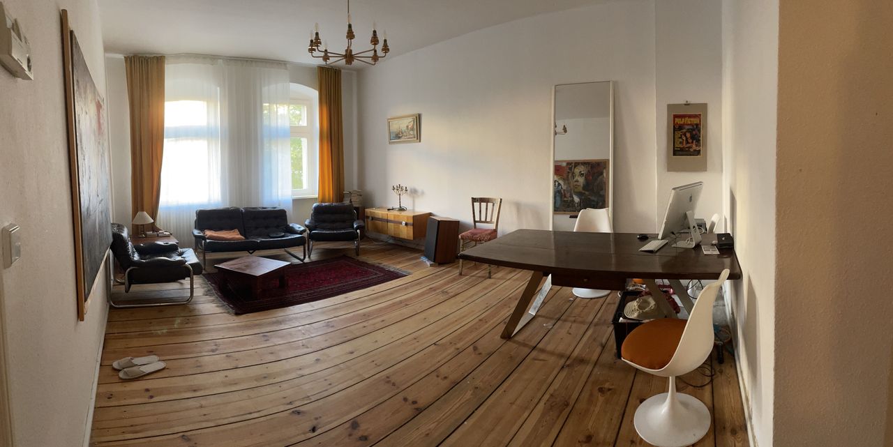 Bright 2-room , mid-century apartment in Moabit