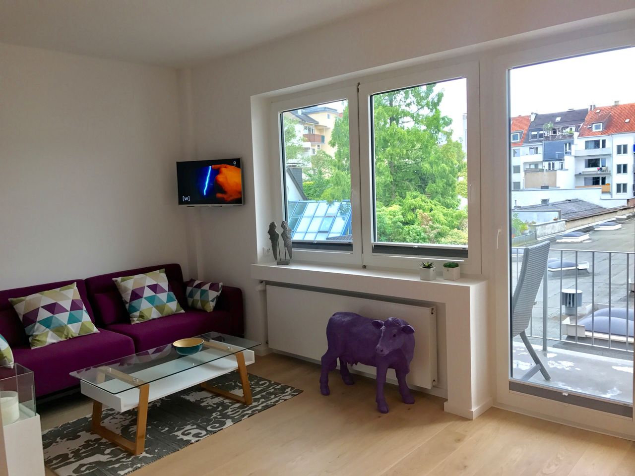 Redeveloped apartment in the centre of Düsseldorf