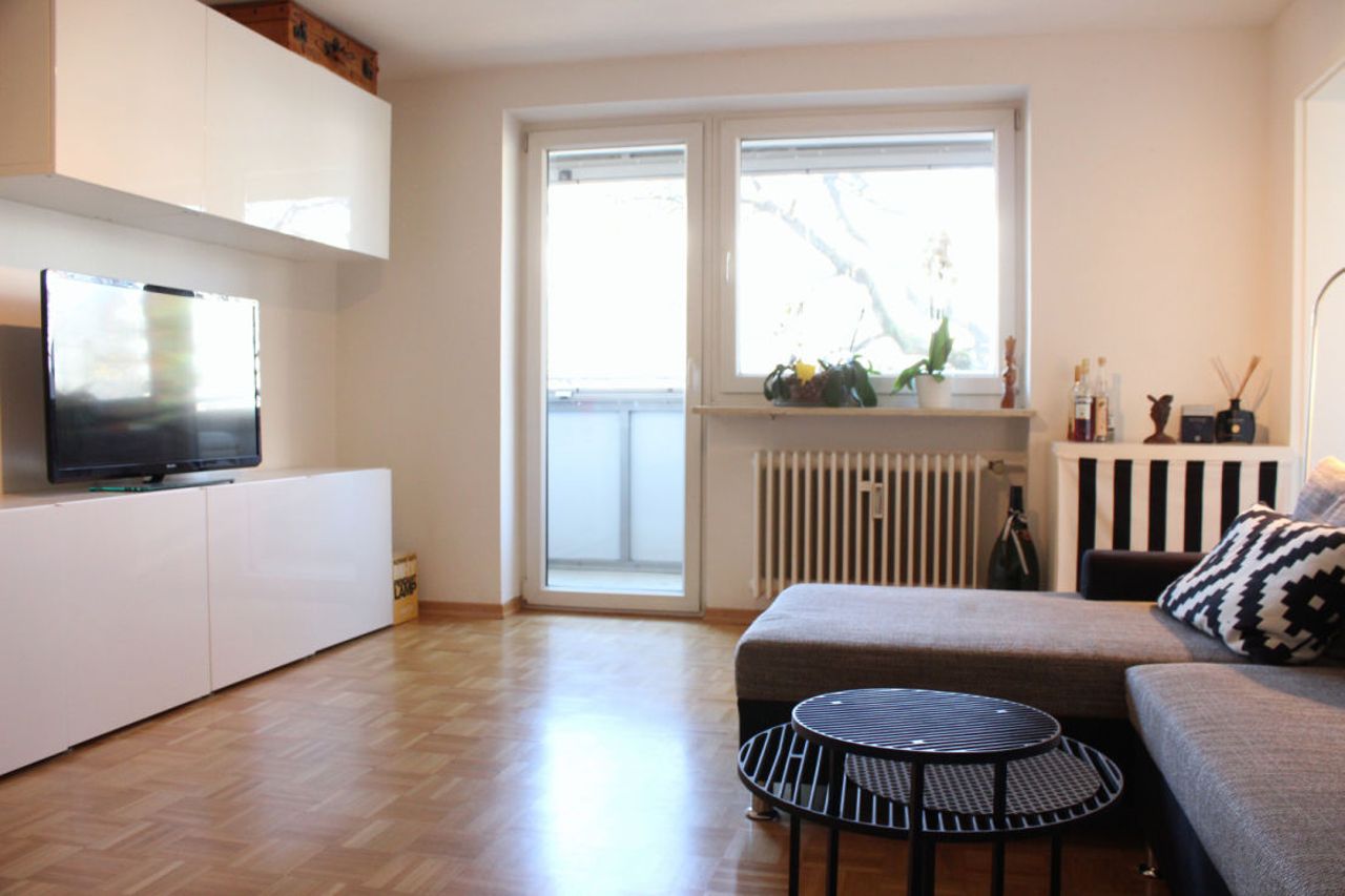 Very nice furnished 2 room apartment in Munich Giesing, conveniently located