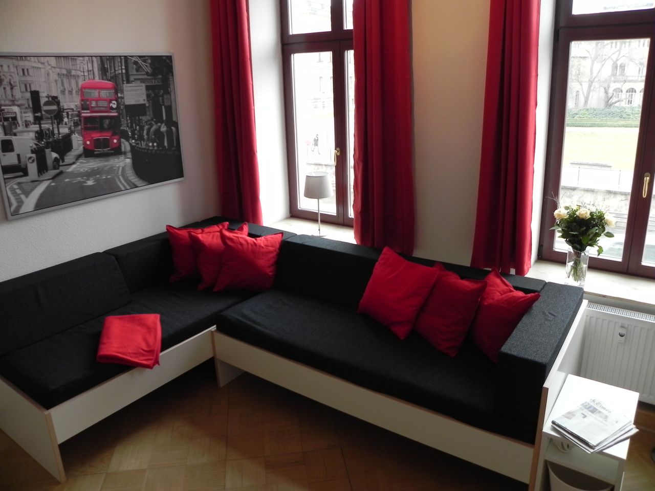 Apartment "Am Roßplatz", centrally located, 3 rooms, kitchen, shower bath, guest toilet