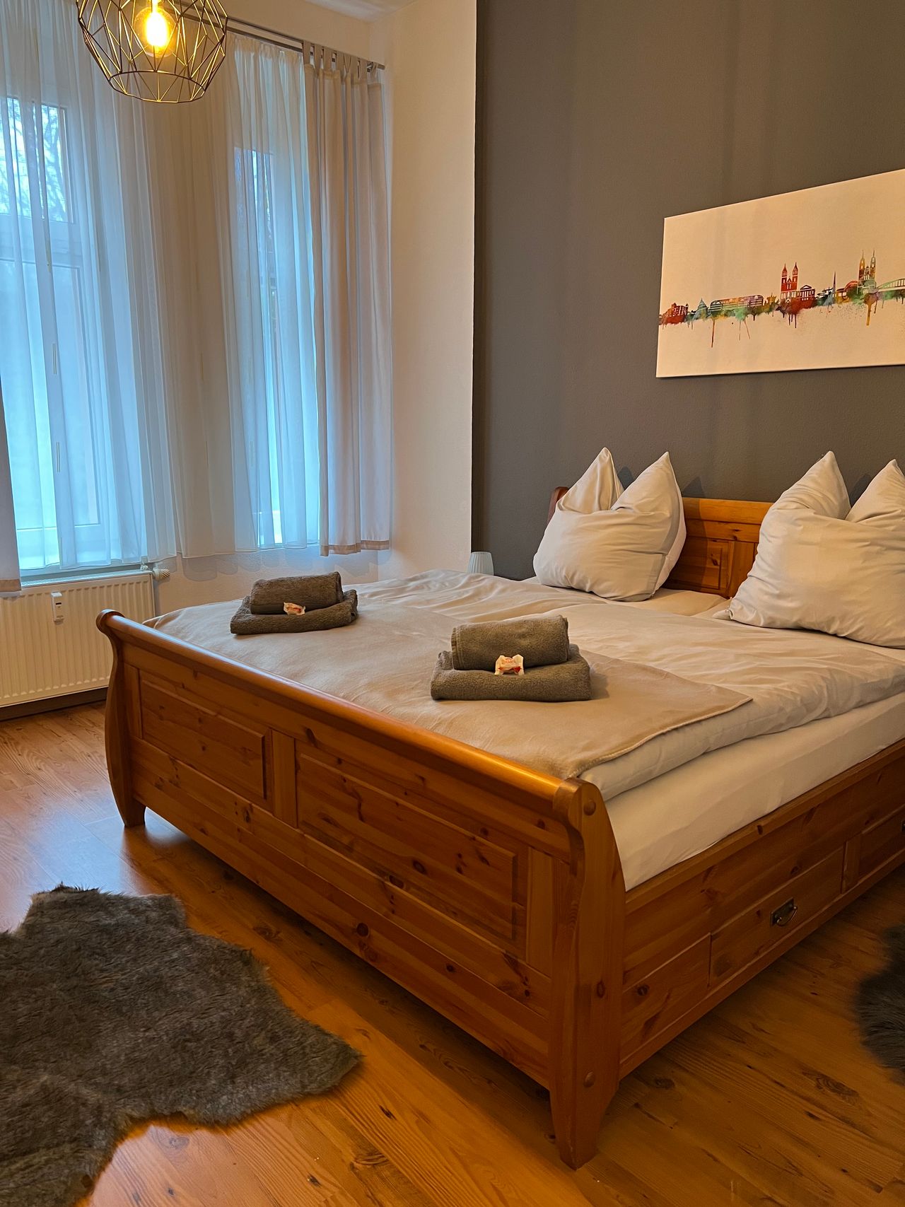 Modern flat in the centre of Magdeburg fully equipped with terrace