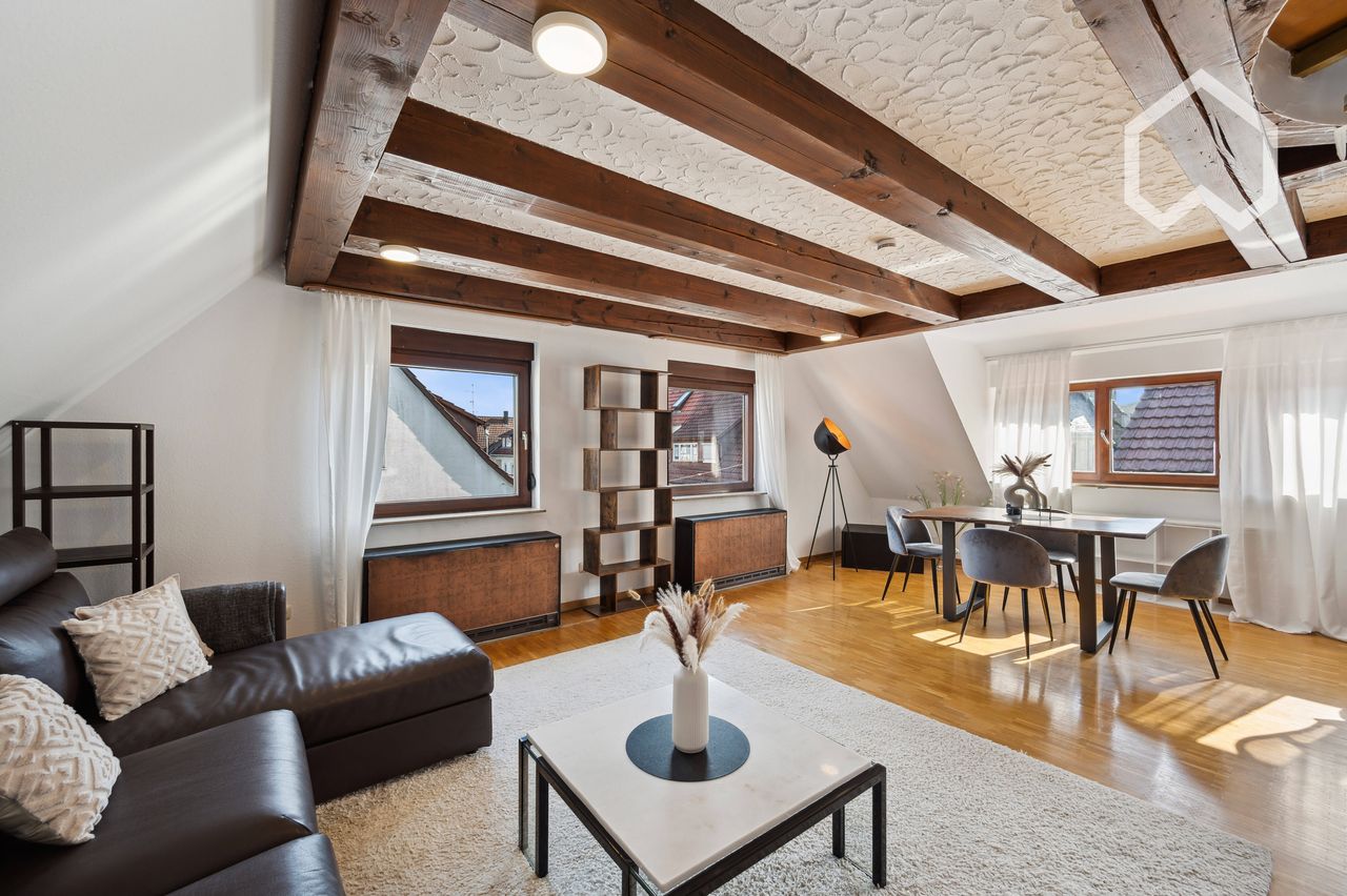 Exclusive 2 room Duplex Apartment with Breathtaking View in Stuttgart-Degerloch