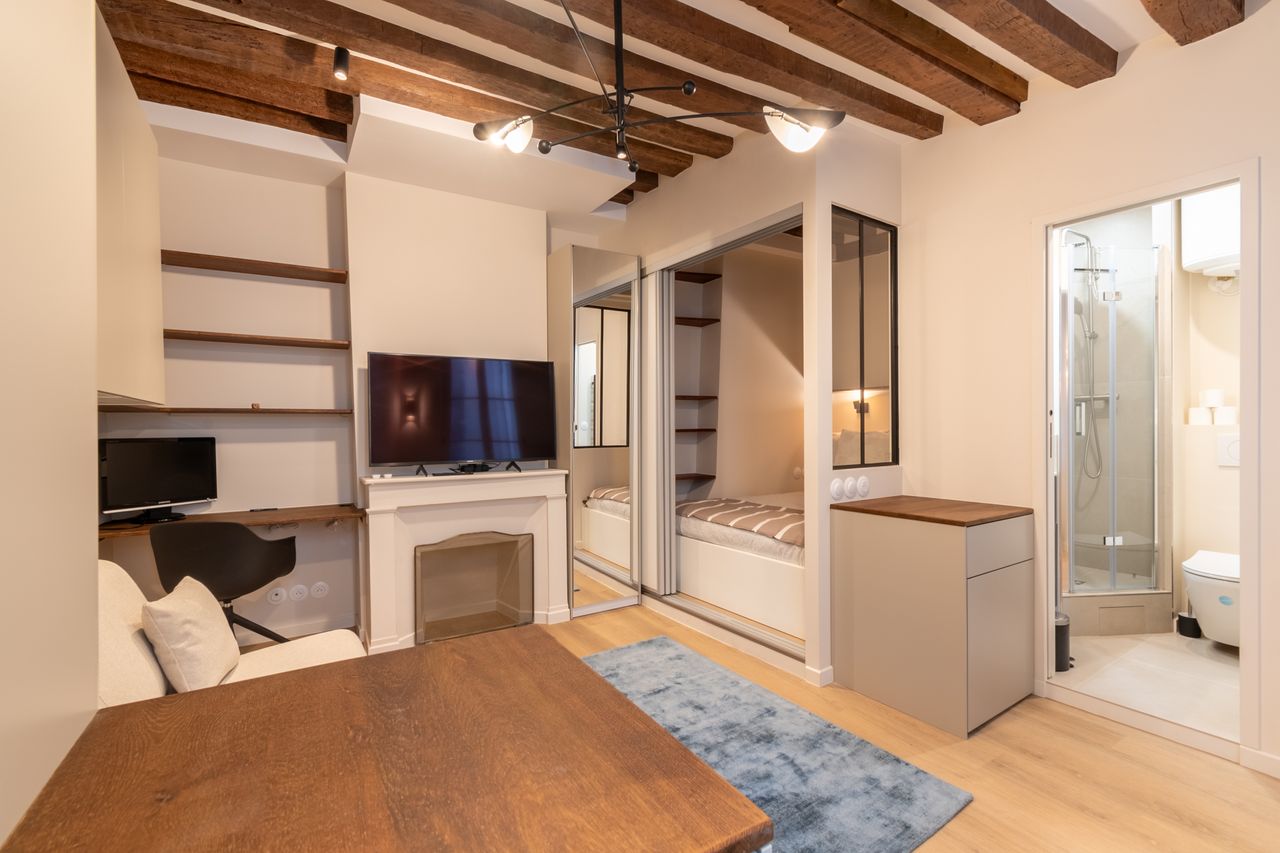 Renovated apartment in the heart of historical Paris