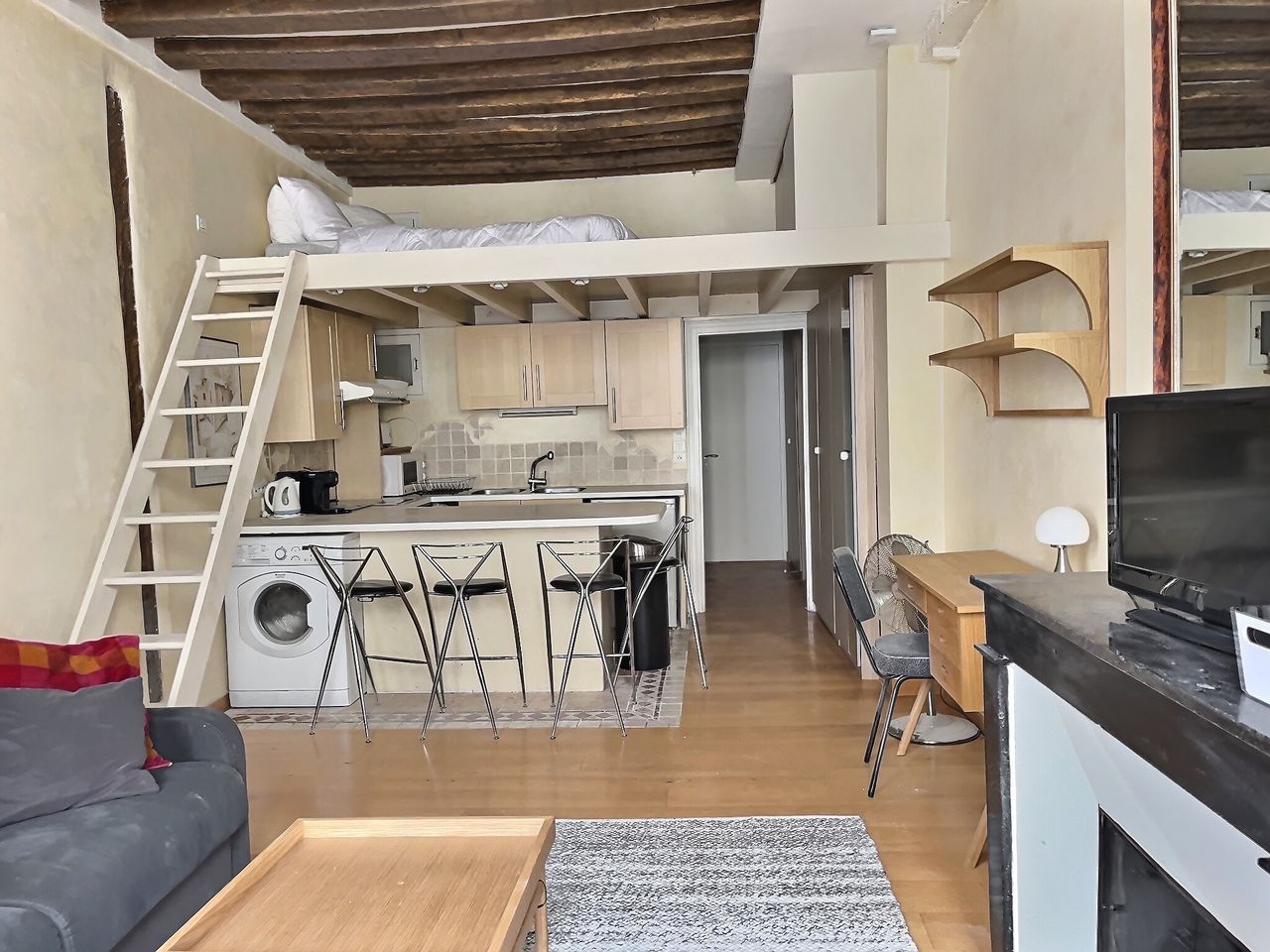 Rental Furnished Appartment - 2 Rooms - 35m² - Marais - Bastille- 75004