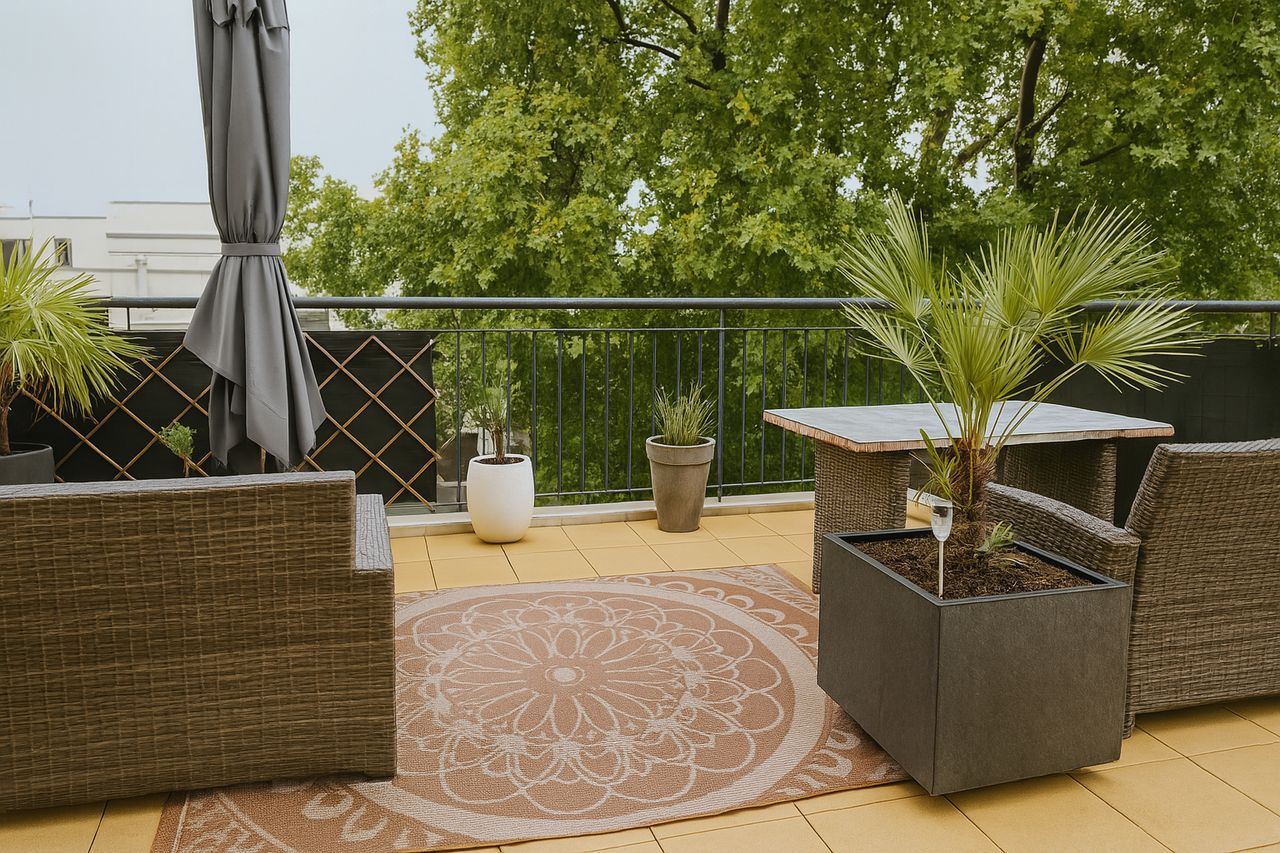 🏡 Stylish Penthouse Apartment with Rooftop Terrace near River Ruhr & Central Station