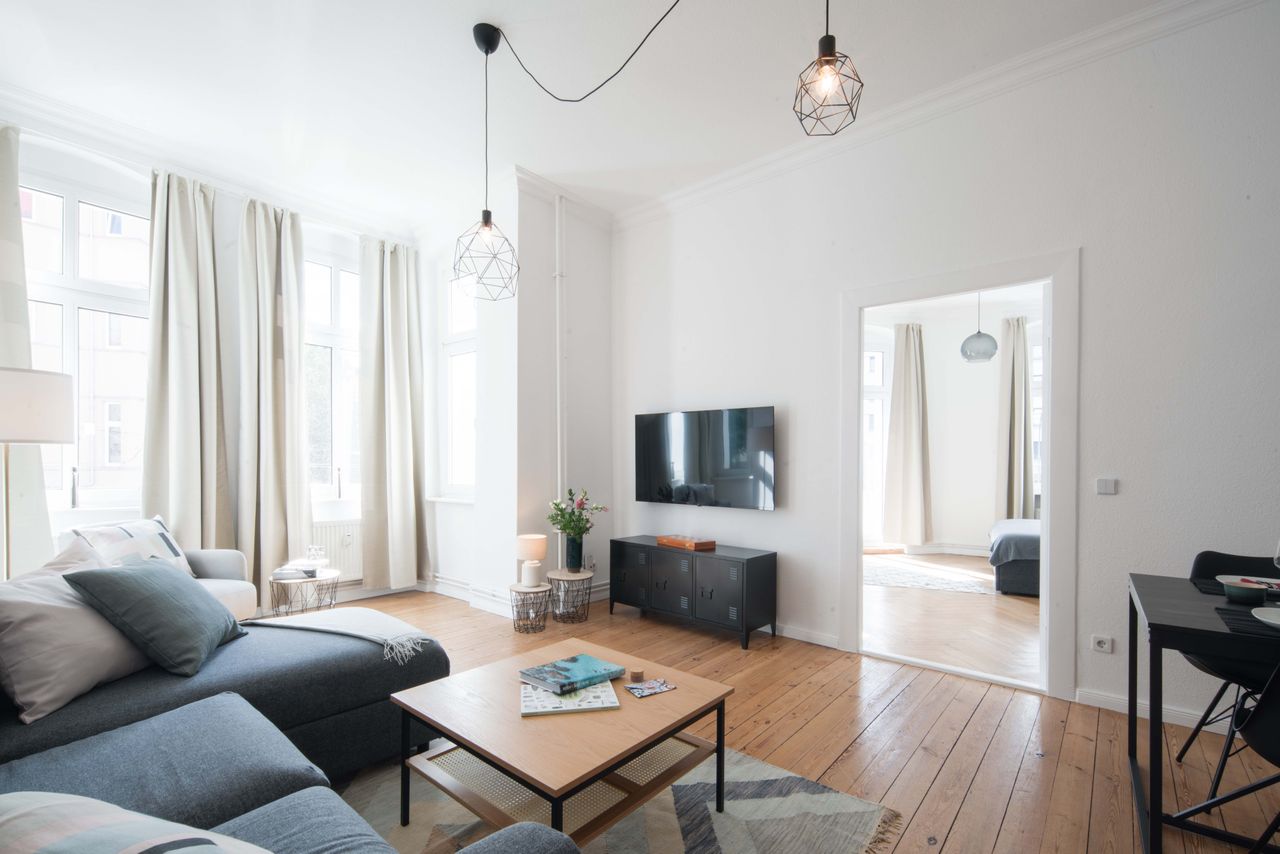 Amazing furnished 3-room apartment in the heart of Berlin Friedrichshain