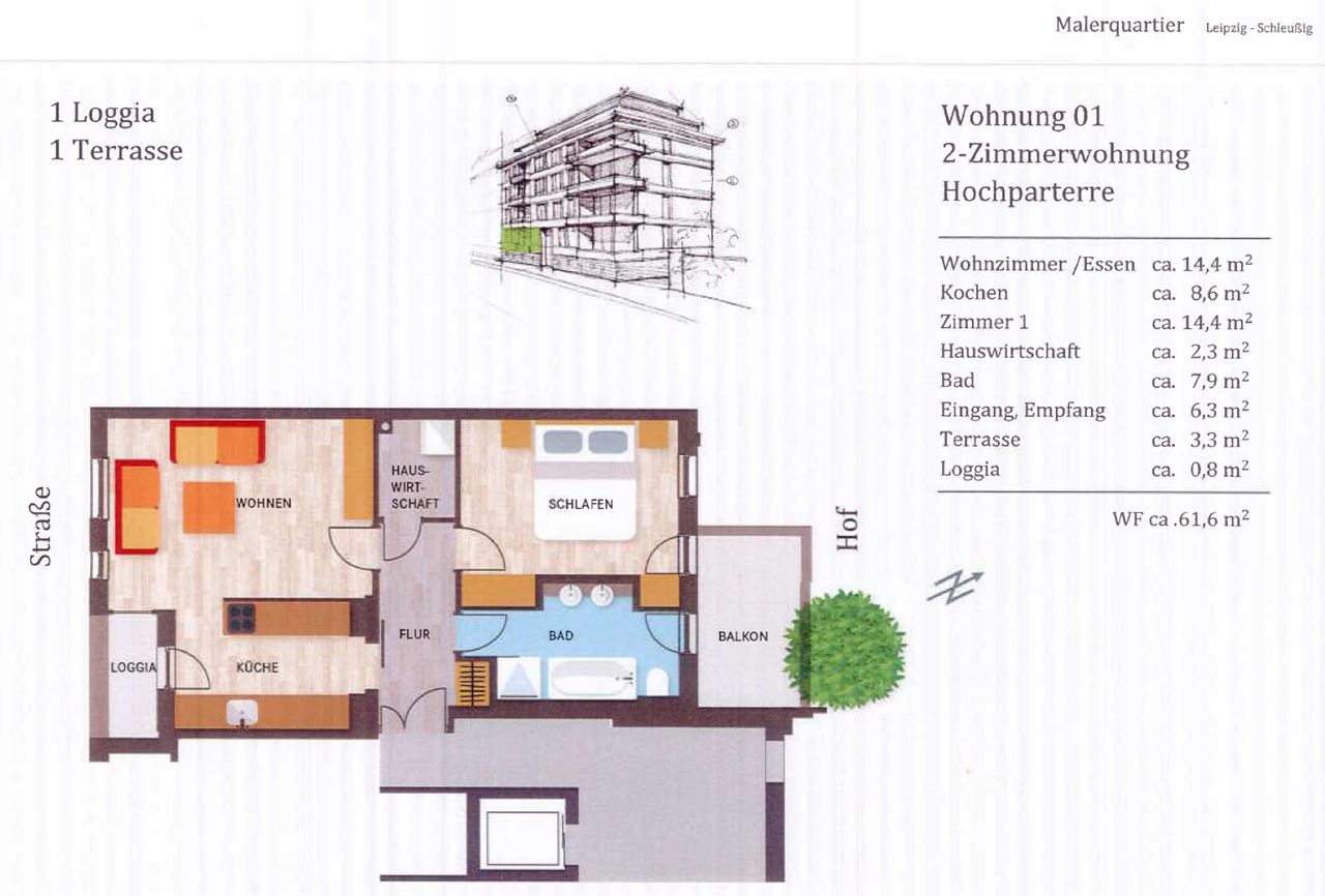 Charming Furnished 2-Bedroom in Leipzig-Schleußig – Perfect Location!