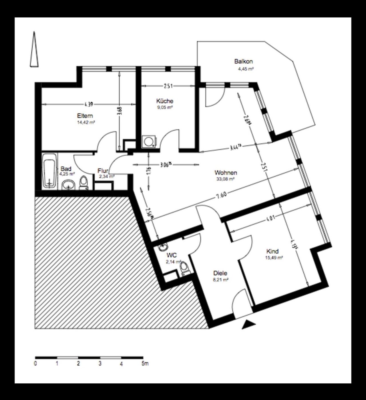 Great deal - spacious 2-bedroom apartment in the most popular & vibrant neighborhood in Berlin-Mitte