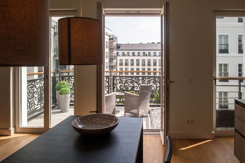 First-class two-room apartment, with luxury feeling due to high-quality equipment and the best location in Düsseldorf