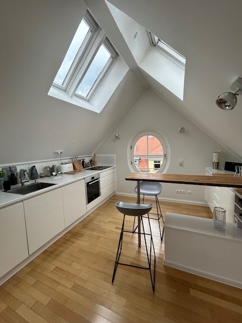 Designer penthouse apartment with a stunning view over Munich