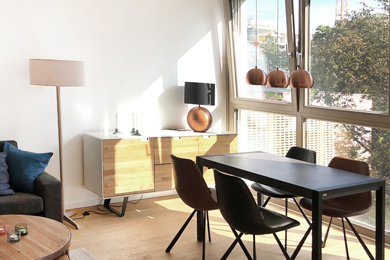 Stylish one bedroom apartment with terrace in Friedrichshain