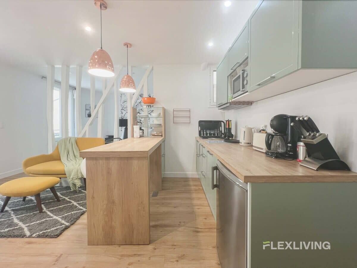 Charming 35 m2 one-bedroom apartment in a beautiful condominium